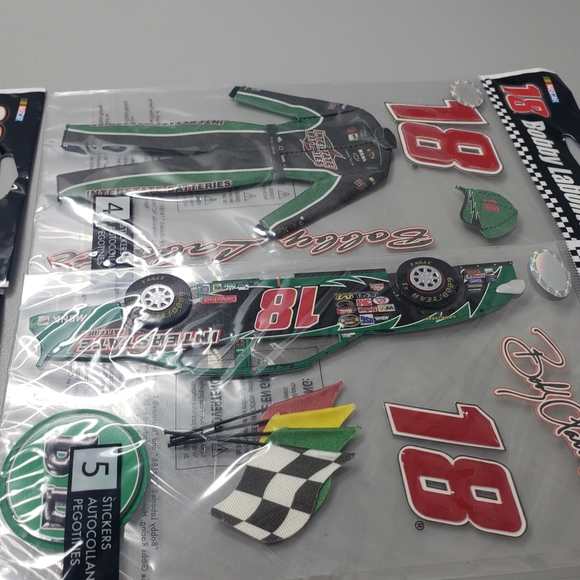 Lot 0f 4 Nascar Scrapbooking Stickers - Picture 5 of 8